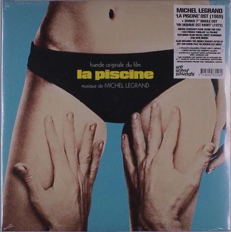 Michel Legrand (1932-2019): La Piscine (O.S.T) (remastered), 1 LP und 1 Single 7"