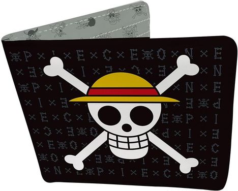 Text: "PXONE". Schwarzer Hintergrund mit Totenkopf-Logo, gelber Hut mit rotem Band, gekreuzte Knochen. Innen Zeichnungen.