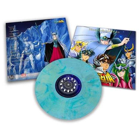 Seiji Yokoyama: Saint Seiya - Music Collection Volume 6 (Turquoise Transparent Marbled Vinyl), LP
