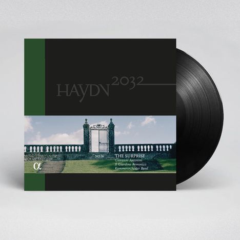 HAYDN 2032, NO. 16, THE SURPRISE. Giovanni Antonini, Il Giardino Armonico, Kammerorchester Basel. Illustration: Tor und Himmel.