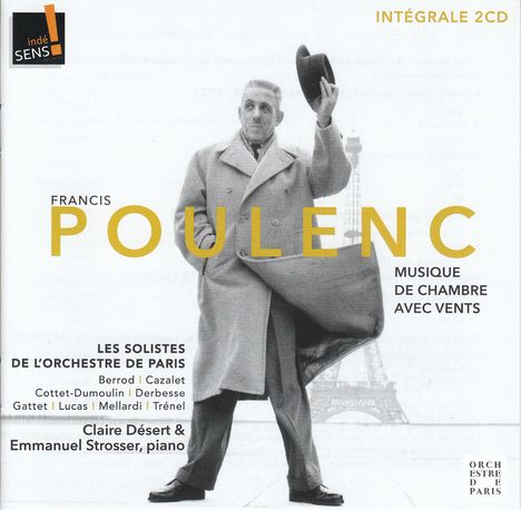 Francis Poulenc (1899-1963): Kammermusik für Bläser, 2 CDs