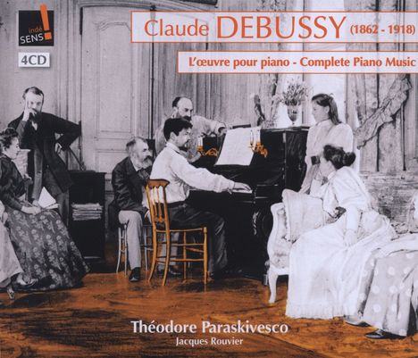 Claude Debussy (1862-1918): Das Klavierwerk, 4 CDs