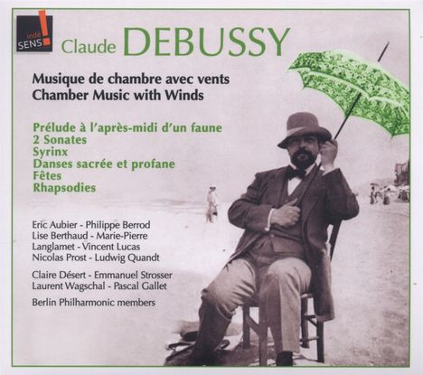 Claude Debussy (1862-1918): Kammermusik mit Bläsern, CD