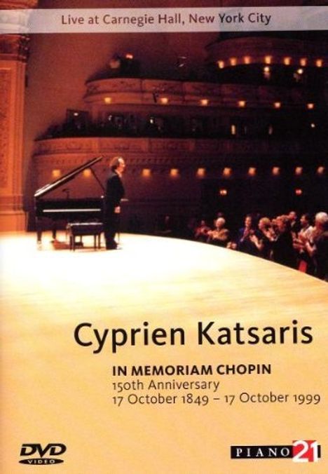 Cyprien Katsaris - In Memoriam Chopin, DVD