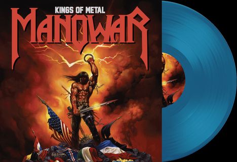 Manowar: Kings Of Metal (Limited Edition) (Transparent Blue Vinyl), LP