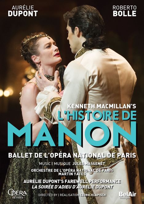 Ballet de l'Opera National de Paris - L'Histoire de Manon, DVD