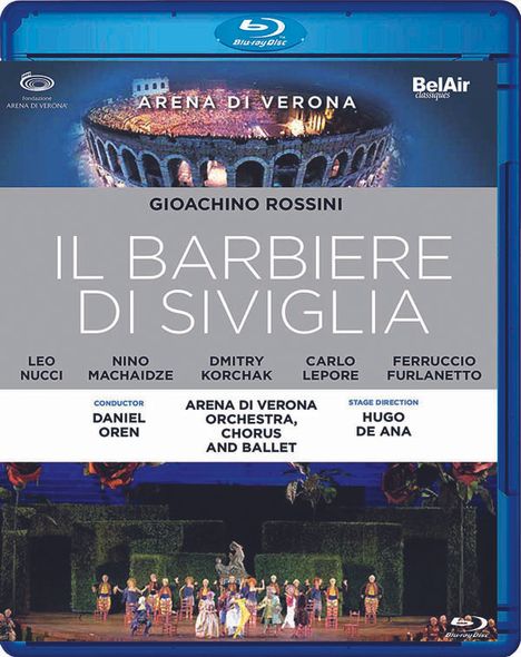 Gioacchino Rossini (1792-1868): Der Barbier von Sevilla, Blu-ray Disc