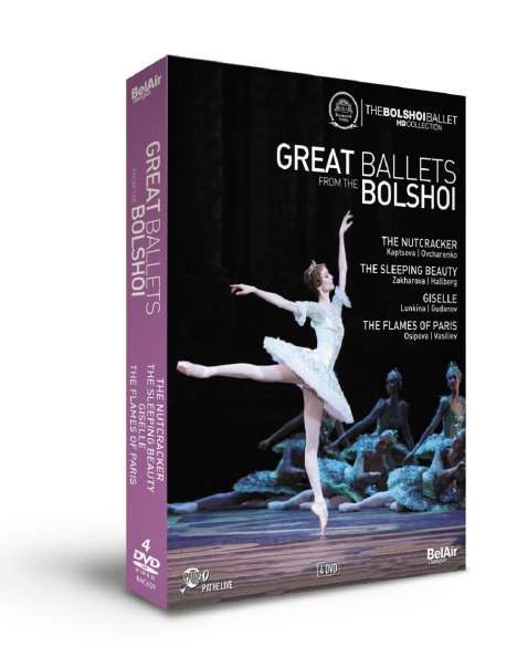 Bolshoi Ballett - Great Ballets From The Bolshoi, 4 DVDs