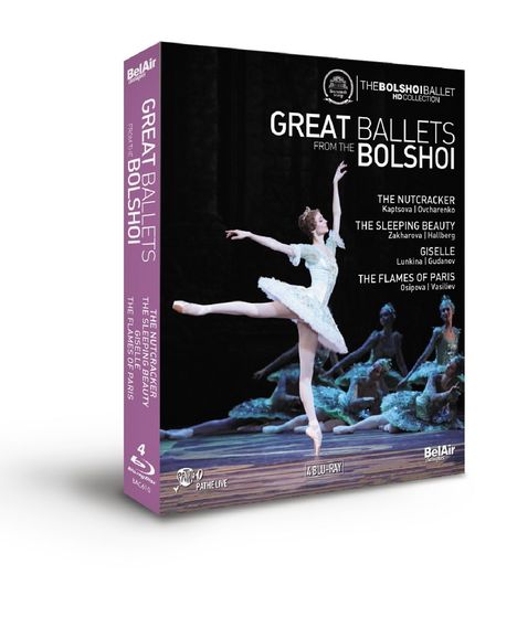 Bolshoi Ballett - Great Ballets From The Bolshoi, 4 Blu-ray Discs