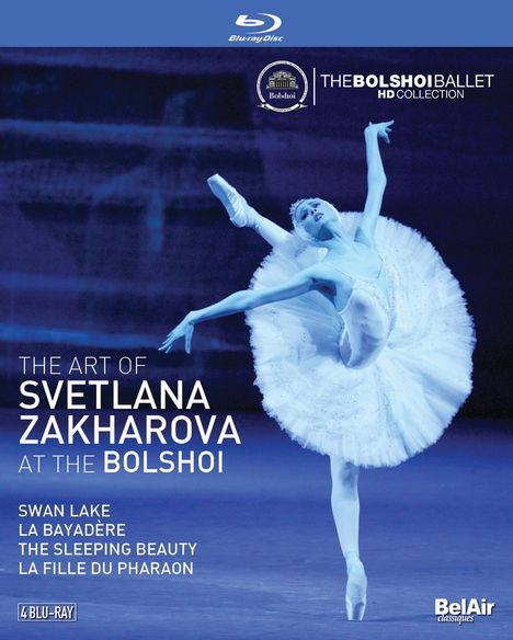 The Art of Svetlana Zakharova at the Bolshoi, 4 Blu-ray Discs