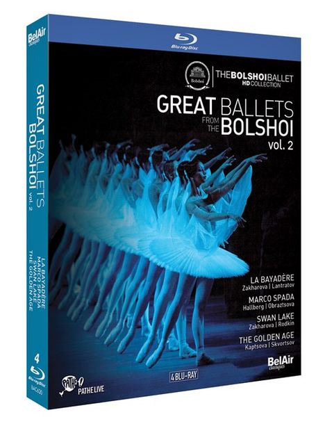 Bolshoi Ballett - Great Ballets From The Bolshoi Vol.2, 4 Blu-ray Discs