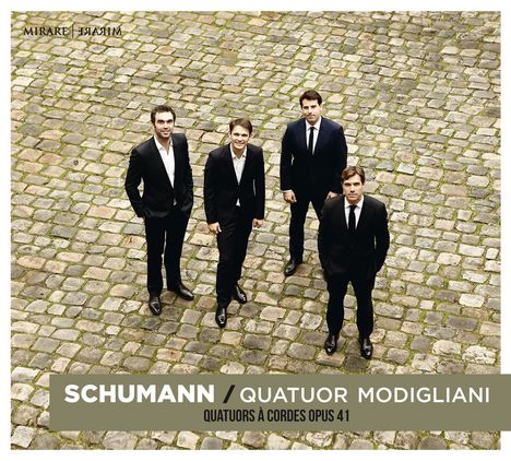 Robert Schumann (1810-1856): Streichquartette Nr.1-3, CD