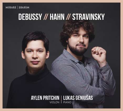 Aylen Pritchin &amp; Lukas Geniusas - Debussy / Hahn / Strawinsky, CD