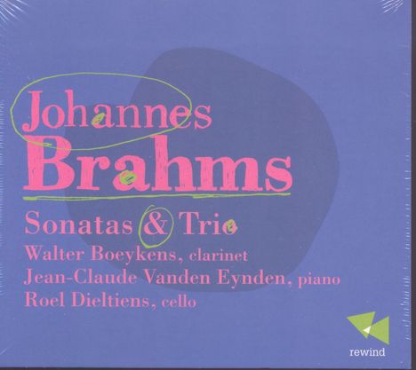 Johannes Brahms (1833-1897): Sonaten für Klarinette &amp; Klavier op.120 Nr.1 &amp; 2, CD
