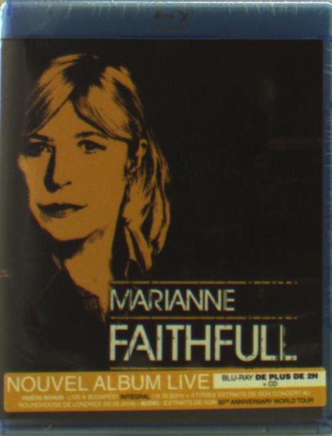 Marianne Faithfull: No Exit: Live 2014, 1 Blu-ray Disc und 1 CD