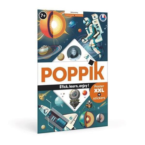 POPPIK - Lernposter &amp; Sticker Astronomie, Spiele