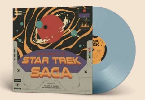 The City Of Prague Philharmonic Orchestra: Filmmusik: Music From The Star Trek Saga (Blue Vinyl), LP