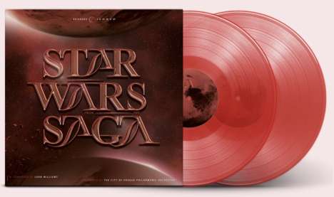 The City Of Prague Philharmonic Orchestra: Filmmusik: Music From The Star Wars Saga. Episodes I, II, III, IV, V, VI (Translucent Red Vinyl), 2 LPs