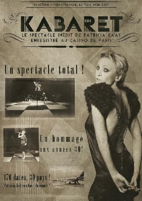Patricia Kaas: Kabaret: Live Au Casino De Paris, DVD