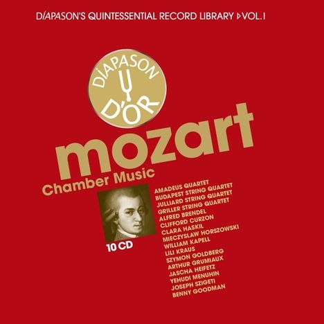 Wolfgang Amadeus Mozart (1756-1791): Kammermusik, 10 CDs