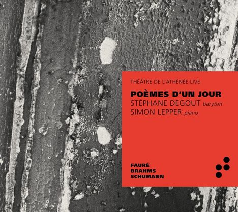 Stephane Degout - Poemes D'Un Jour, CD
