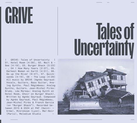 Grive: Tales Of Uncertainty, CD