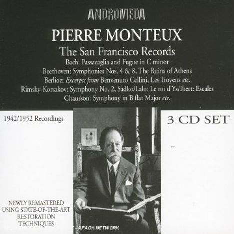 Pierre Monteux  - The San Francisco Records, 3 CDs