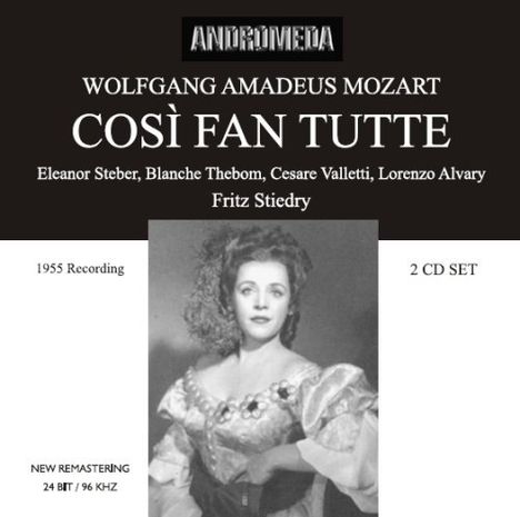 Wolfgang Amadeus Mozart (1756-1791): Cosi fan tutte, 2 CDs