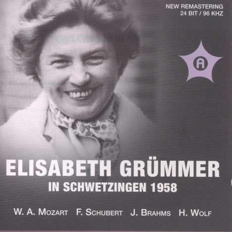 Elisabeth Grümmer in Schwetzingen 1958, CD