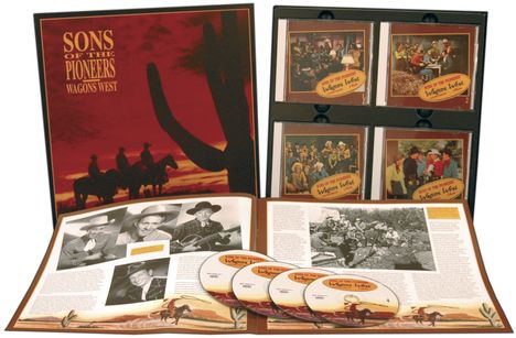 Sons Of The Pioneers: Wagons West, 4 CDs