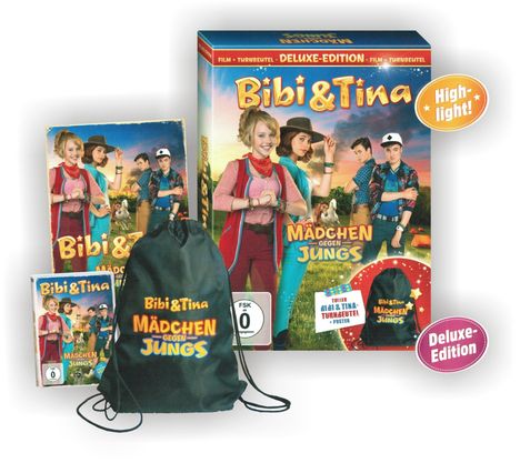Bibi &amp; Tina - Mädchen gegen Jungs (Deluxe Edition), DVD