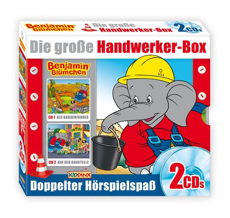Elfie Donnelly: Benjamin Blümchen - Die große Handwerker Box (2 CDs), 2 CDs