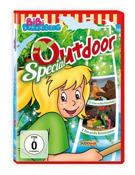 Bibi Blocksberg - Outdoor-Special: Wilde Kanufahrt / Das große Besenrennen, DVD