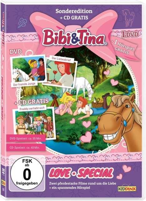 Bibi und Tina: Love-Special, 1 DVD und 1 CD