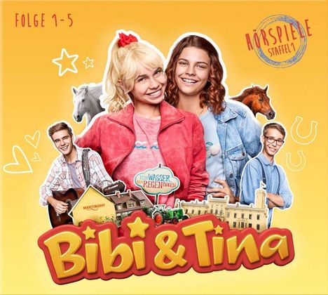 Bibi und Tina Staffel 1 (Folge 1-5), 2 CDs