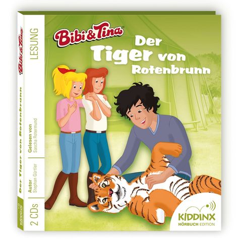 Stephan Gürtler: Bibi und Tina Hörbuch 11. Der Tiger von Rotenbrunn, 2 CDs
