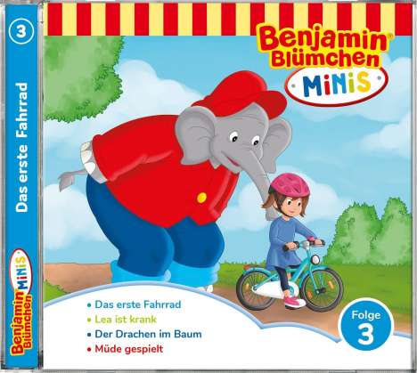 Benjamin Blümchen Minis 03: Das erste Fahrrad, CD