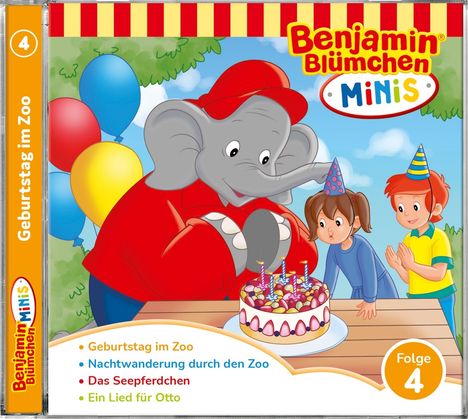 Benjamin Blümchen Minis 04: Geburtstag im Zoo, CD