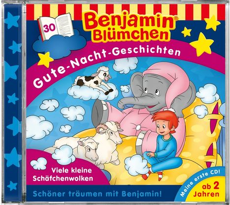Benjamin Blümchen Gute-Nacht-Geschichten 30: Viele kleine Schäfchenwolken, CD
