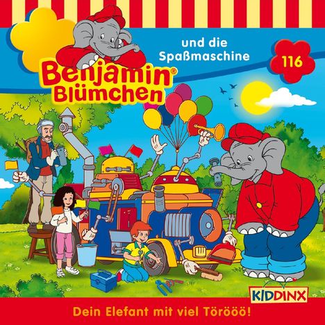 Elfie Donnelly: Benjamin Blümchen (Folge 116) Die Spaßmaschine, CD