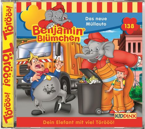 Benjamin Blümchen 138. Das neue Müllauto, CD
