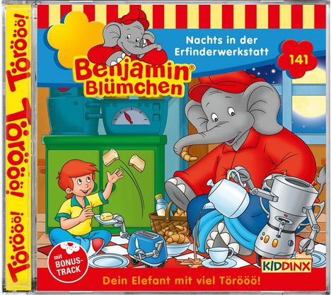 Benjamin Blümchen 141. Nachts in der Erfinderwerkstatt, CD
