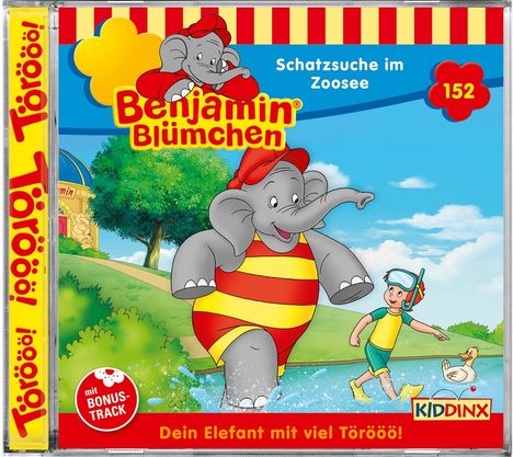 Benjamin Blümchen 152. Schatzsuche im Zoosee, CD