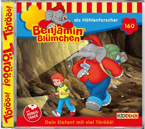 Benjamin Blümchen (Folge 160) ... als Höhlenforscher, CD