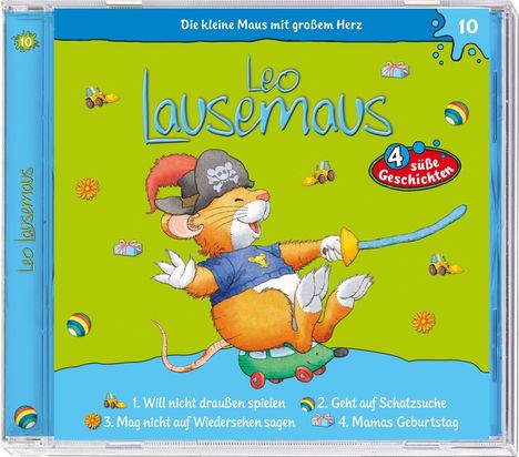 Leo Lausemaus 10 - will nicht draußen spielen, CD