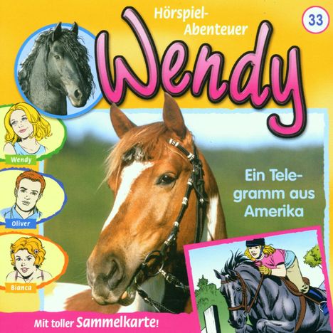 Wendy Folge 33: Ein Telegramm aus Amerika, CD