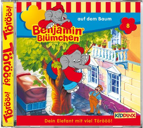 Elfie Donnelly: Benjamin Blümchen (Folge 8) ... auf dem Baum, CD