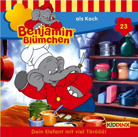 Elfie Donnelly: Benjamin Blümchen (Folge 23) ... als Koch, CD