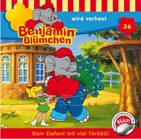 Elfie Donnelly: Benjamin Blümchen (Folge 36) ... wird verhext, CD