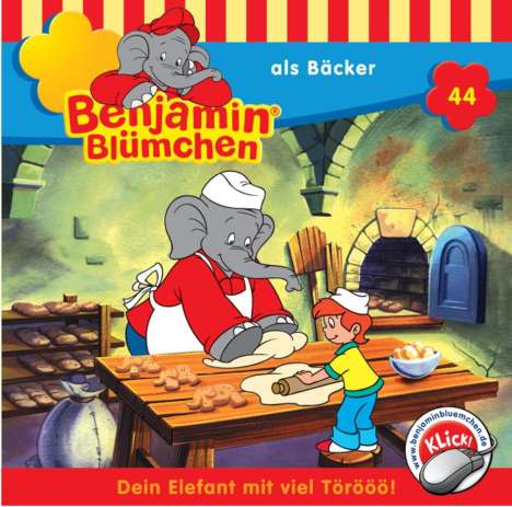 Elfie Donnelly: Benjamin Blümchen (Folge 44) ... als Bäcker, CD